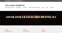 Desktop Screenshot of dobrovic.sk
